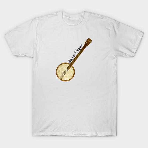 Banjo Player T-Shirt by Kelly Louise Art
